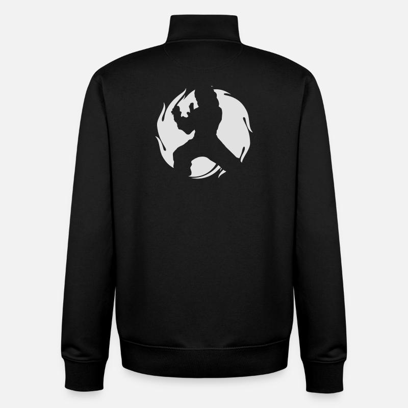 Tai Chi Master - Unisex Organic Zip Sweatshirt von Stanley/Stella - Schwarz