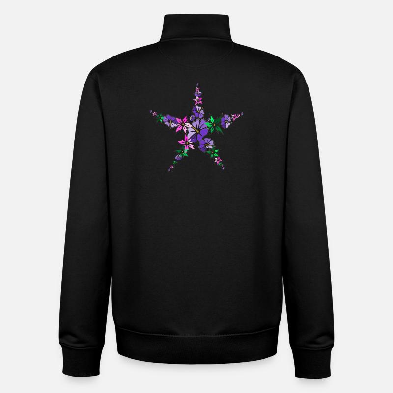 Polynesia - Unisex Organic Zip Sweatshirt by Stanley/Stella - black