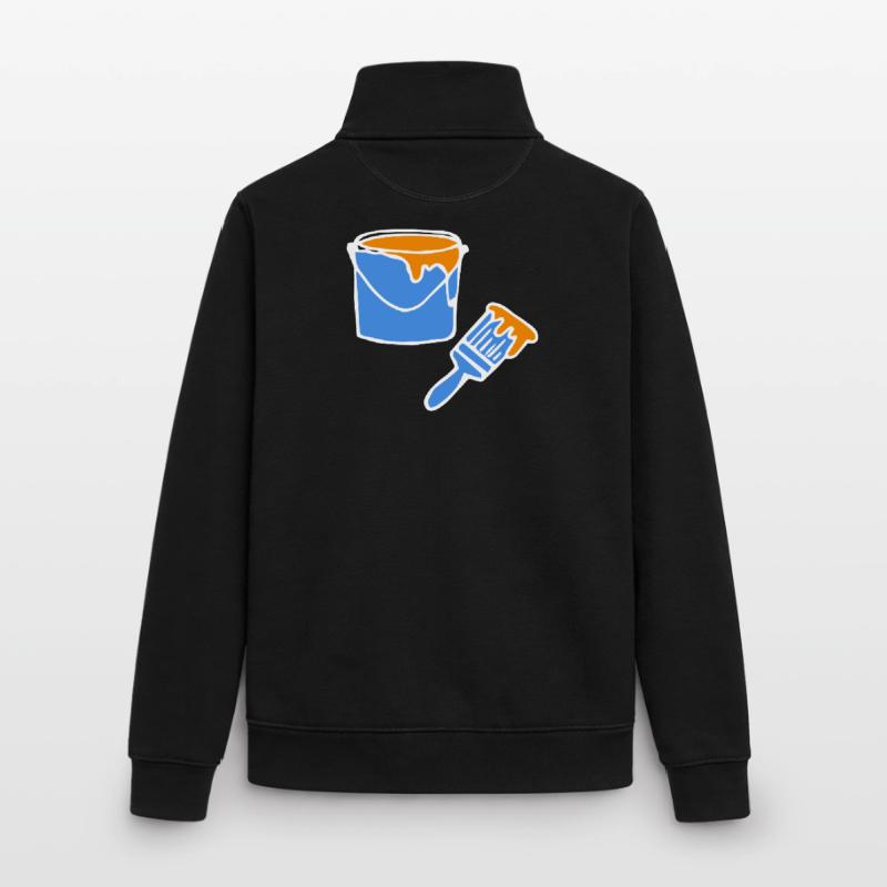 Painter Painter Painter Unisex Organic Zip Sweatshirt by Stanley/Stella