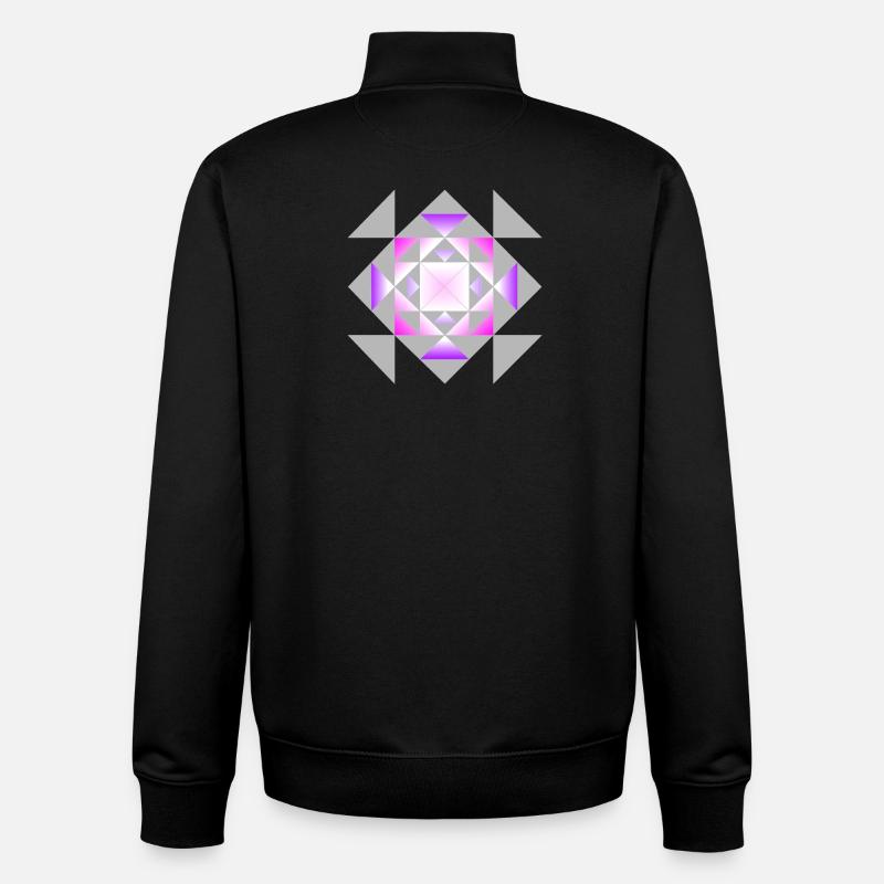 Ornament 2 - Unisex Organic Zip Sweatshirt von Stanley/Stella - Schwarz