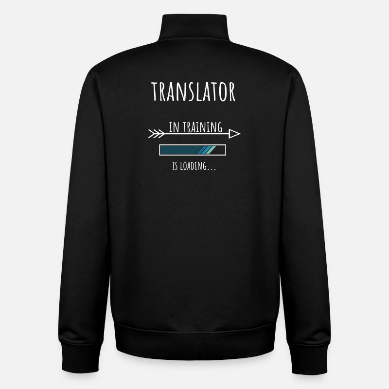 Translator Geschenk Beruf Ausbildung - Unisex Organic Zip Sweatshirt von Stanley/Stella - Schwarz