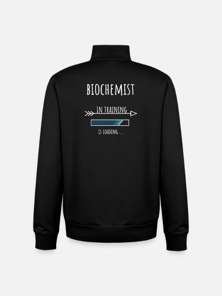 Biochemistry Gift Profession Education Biochemist - Unisex Organic Zip Sweatshirt by Stanley/Stella - black