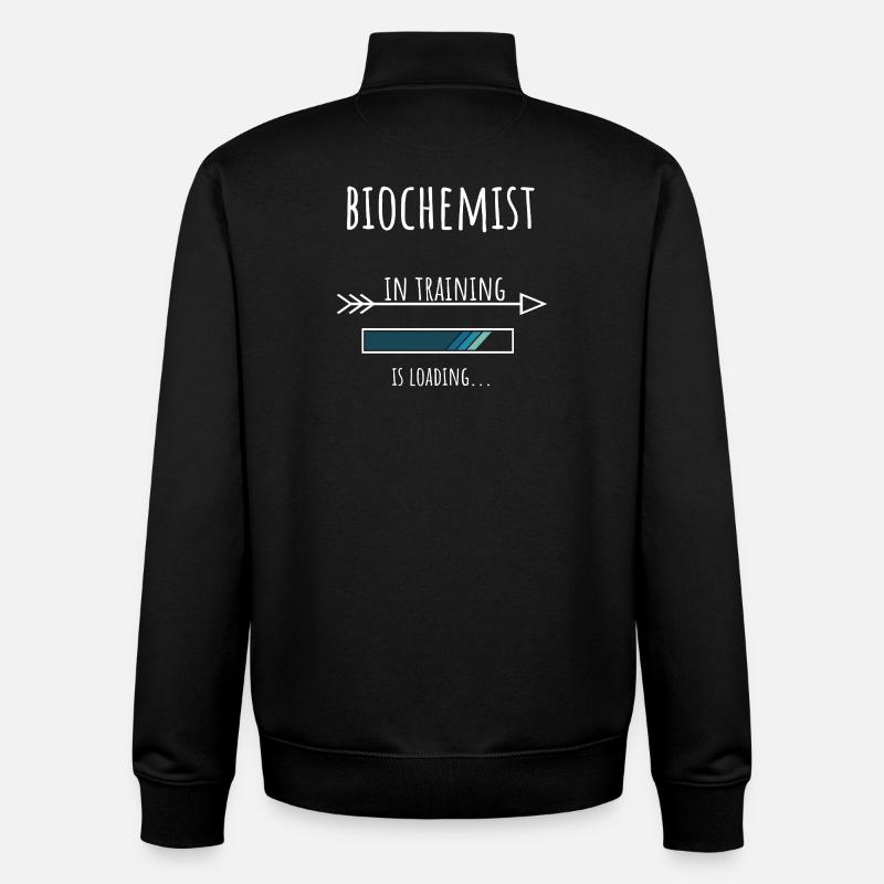 Biochemistry Gift Profession Education Biochemist - Unisex Organic Zip Sweatshirt by Stanley/Stella - black