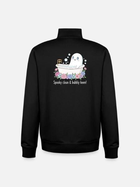 Süßer Spuk - Unisex Organic Zip Sweatshirt von Stanley/Stella - Schwarz