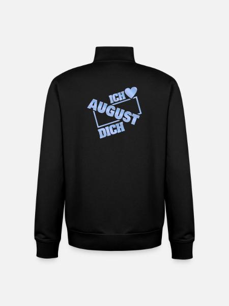 Liebe August - Unisex Organic Zip Sweatshirt von Stanley/Stella - Schwarz