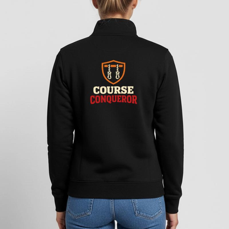 Parcours d’obstacles Course d’obstacles OCR Sweat zippé unisexe en coton bio Stanley/Stella