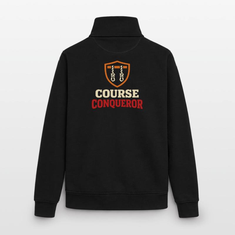 Parcours d’obstacles Course d’obstacles OCR Sweat zippé unisexe en coton bio Stanley/Stella