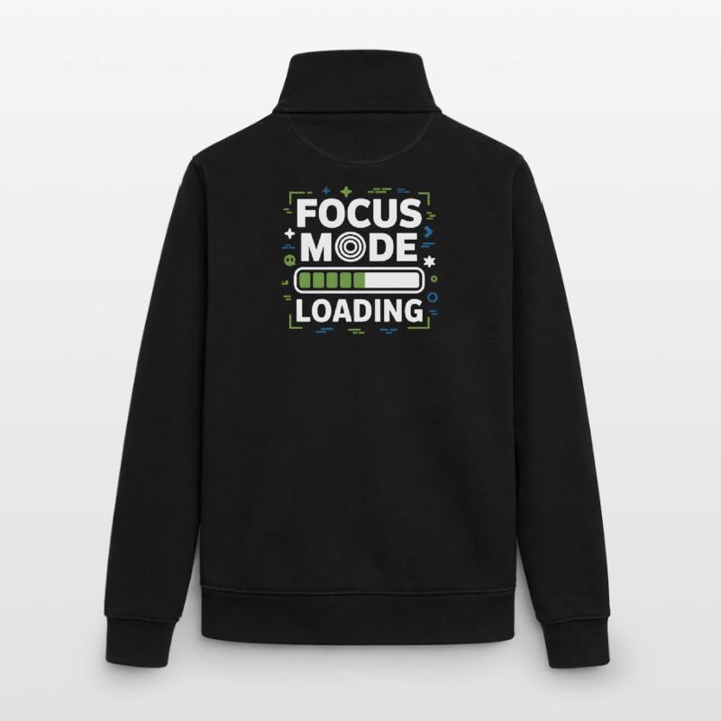 Focus Mode Loading ADHD Chaos Unisex Organic Zip Sweatshirt by Stanley/Stella