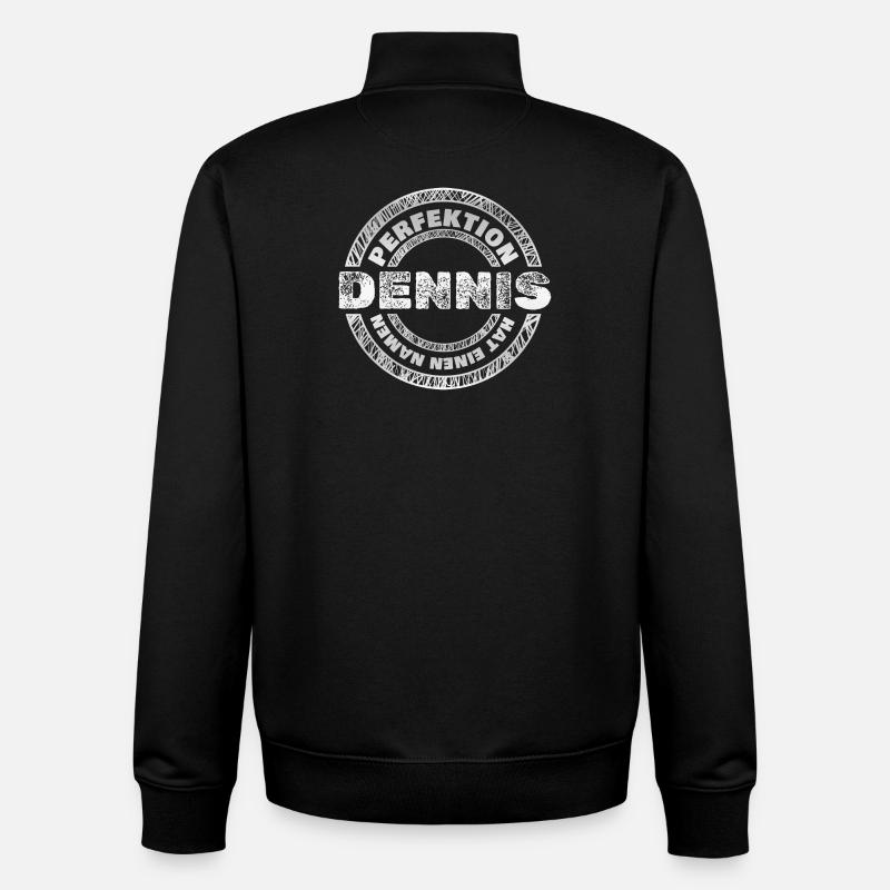 Perfekt Dennis - Unisex Organic Zip Sweatshirt von Stanley/Stella - Schwarz