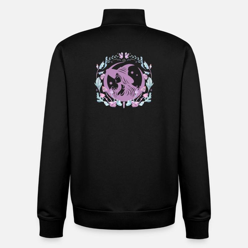 Hueterin_des_Waldes - Unisex Organic Zip Sweatshirt by Stanley/Stella - black