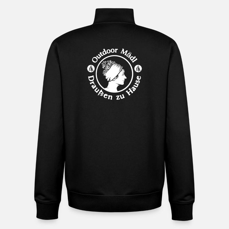 Outdoor sample 3 - Unisex Organic Zip Sweatshirt von Stanley/Stella - Schwarz