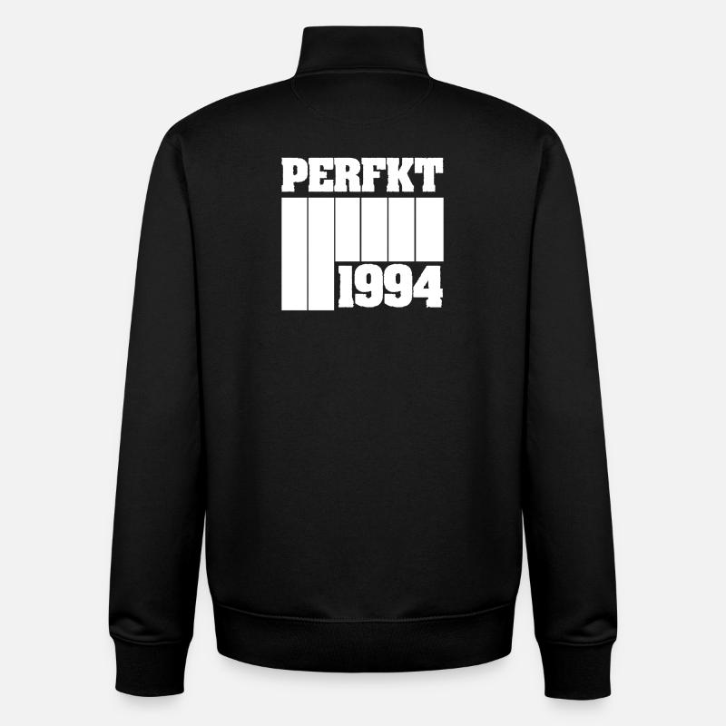 Einzigartig 1994 - Unisex Organic Zip Sweatshirt von Stanley/Stella - Schwarz