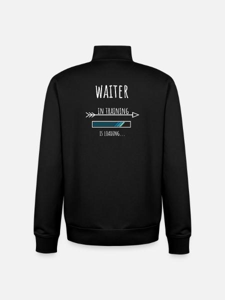 Waiter Geschenk Beruf Ausbildung Kellner - Unisex Organic Zip Sweatshirt von Stanley/Stella - Schwarz