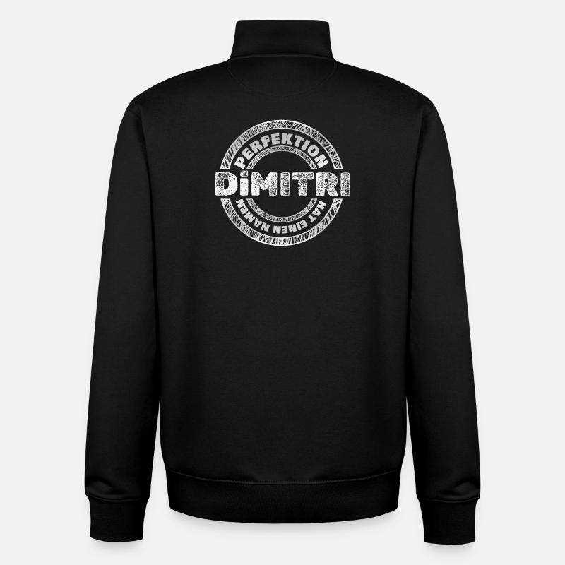 Dimitri als Dimitri - Unisex Organic Zip Sweatshirt von Stanley/Stella - Schwarz