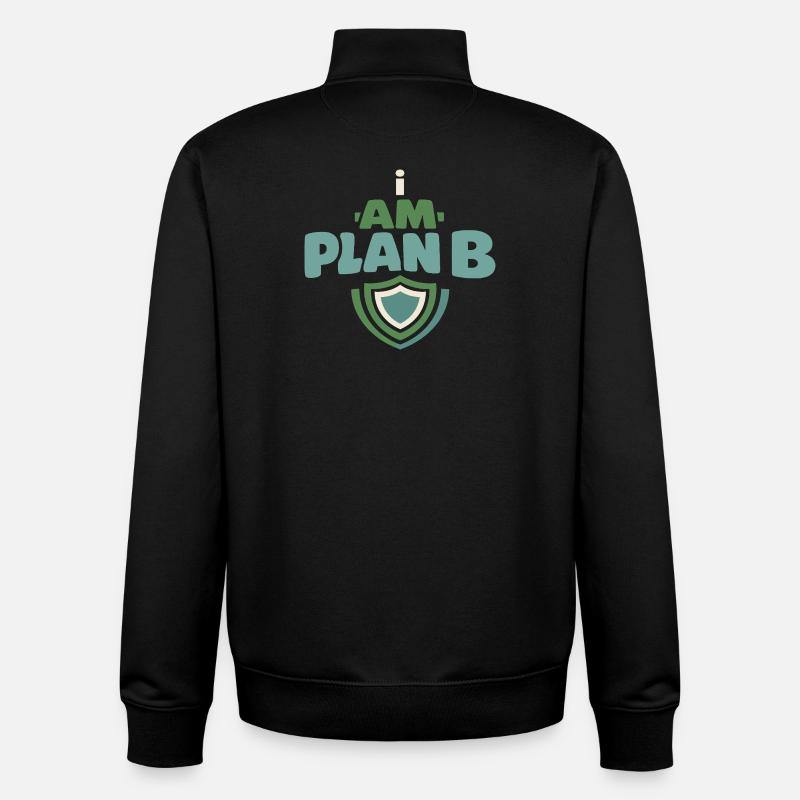 Familienvorsorge Notfallplaner Prepper - Unisex Organic Zip Sweatshirt von Stanley/Stella - Schwarz