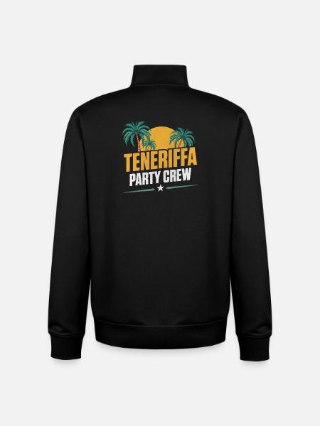 Teneriffa Party Crew - Unisex Organic Zip Sweatshirt von Stanley/Stella - Schwarz