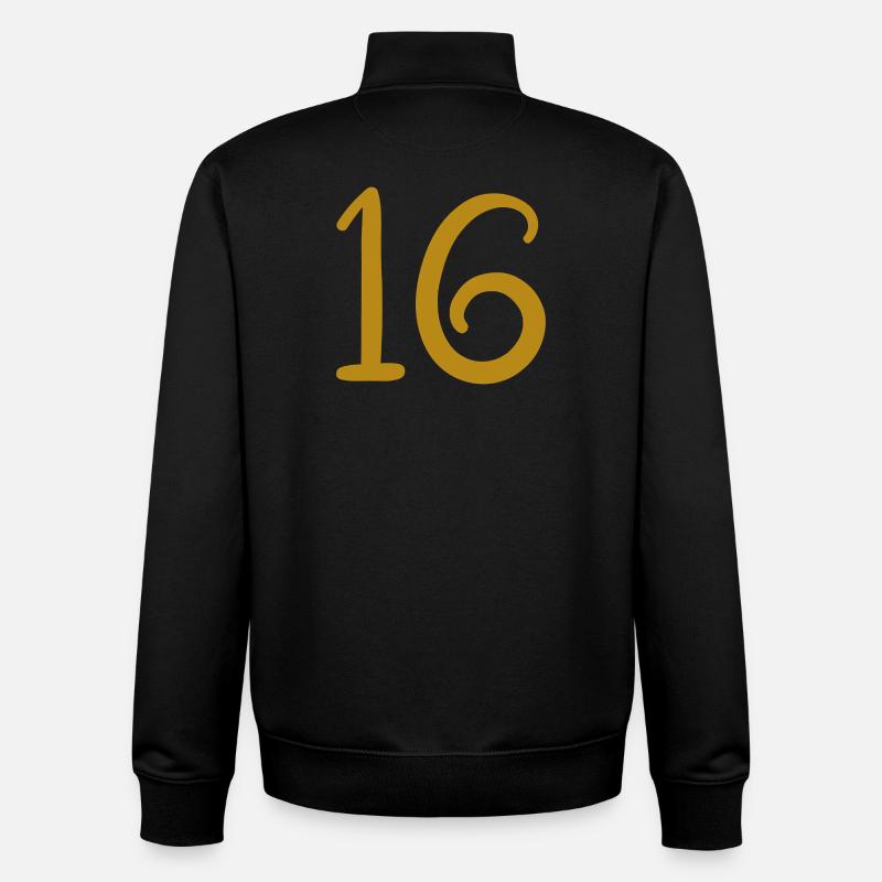 16 - Unisex Organic Zip Sweatshirt by Stanley/Stella - black