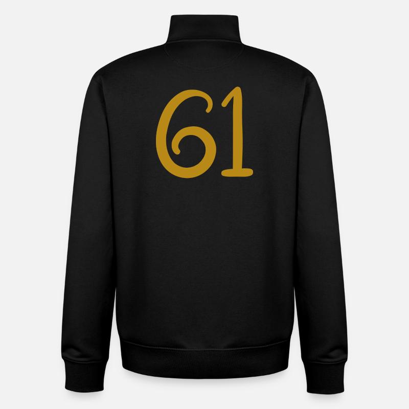 61 - Sweat zippé unisexe en coton bio Stanley/Stella - noir