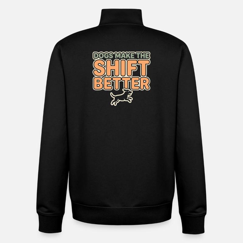 Zwingertechniker, Zwingerassistent, Tierpflege - Unisex Organic Zip Sweatshirt von Stanley/Stella - Schwarz