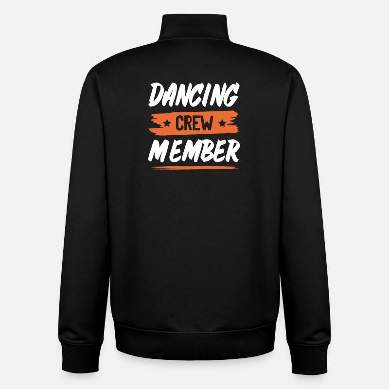 Dancing Crew - Unisex Organic Zip Sweatshirt von Stanley/Stella - Schwarz