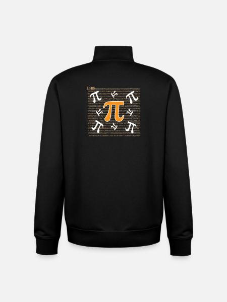 Pi Day - Happy Pi Day - Unisex Organic Zip Sweatshirt by Stanley/Stella - black