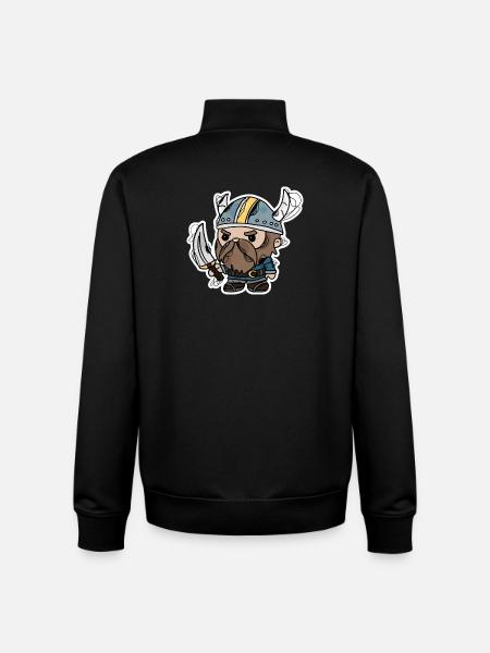 Wikinger - Unisex Organic Zip Sweatshirt von Stanley/Stella - Schwarz