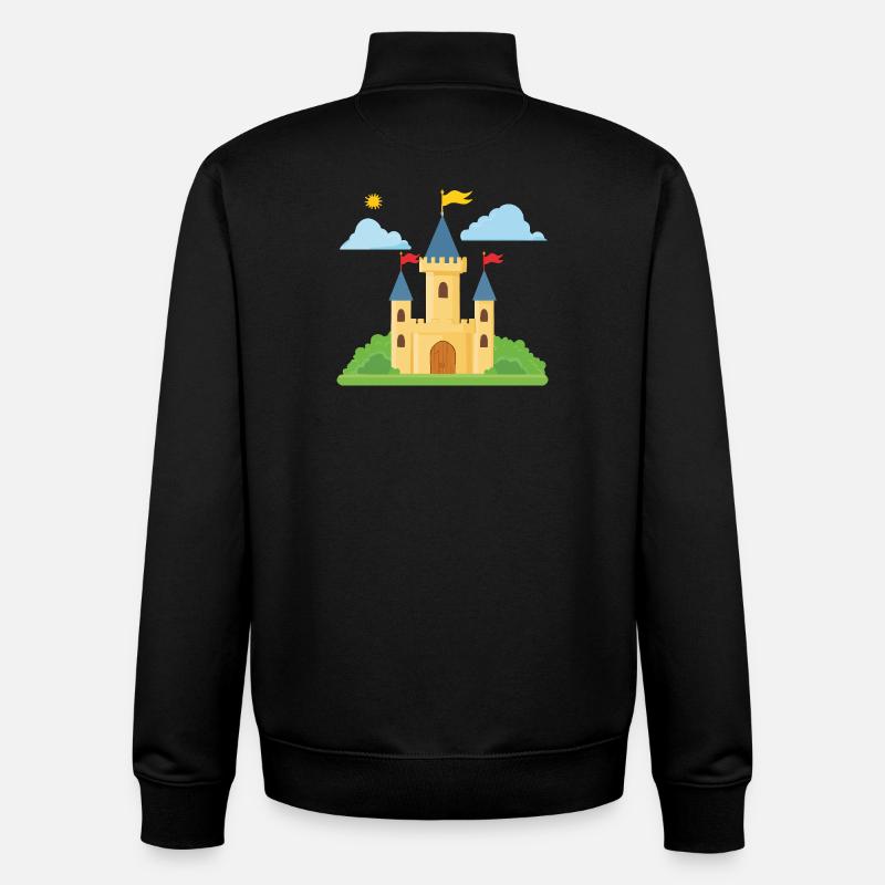 Serrure - Sweat zippé unisexe en coton bio Stanley/Stella - noir