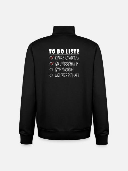 Einschulung Gymnasium 5. Klasse Gymnasiast - Unisex Organic Zip Sweatshirt von Stanley/Stella - Schwarz
