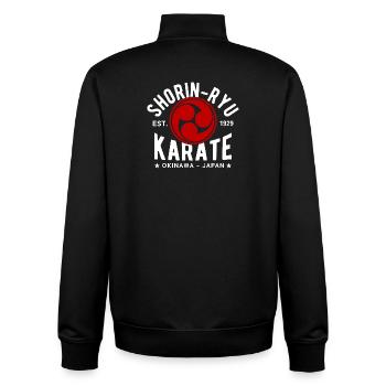 Shorin-Ryu Karate Ost. 1929, Okinawa, Japan - Unisex Organic Zip Sweatshirt von Stanley/Stella - Schwarz - Hinten - AI Model Male 185 light (185cm)
