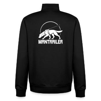 Golden Retriever MANTRAILER Suchhunde Hunde Hund - Unisex Organic Zip Sweatshirt von Stanley/Stella - Schwarz - Hinten - AI Model Male 185 light (185cm)