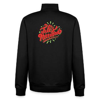 Frohe Weihnachten - Unisex Organic Zip Sweatshirt von Stanley/Stella - Schwarz - Hinten - AI Model Male 185 light (185cm)