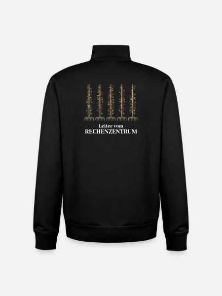 Leiter vom Rechenzentrum Gärtner - Unisex Organic Zip Sweatshirt von Stanley/Stella - Schwarz