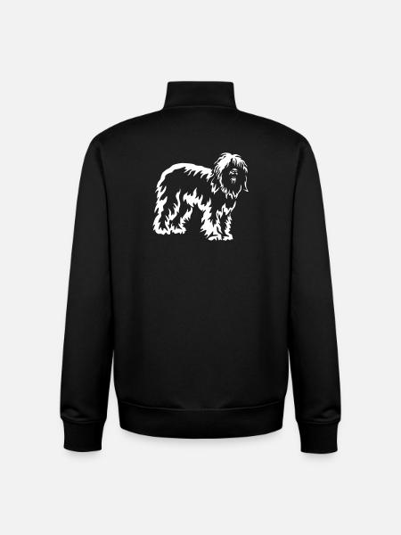 Berger portugais « Black Edition » - Sweat zippé unisexe en coton bio Stanley/Stella - noir