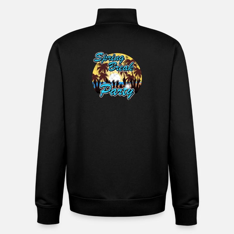 Spring Break Party - Unisex Organic Zip Sweatshirt von Stanley/Stella - Schwarz