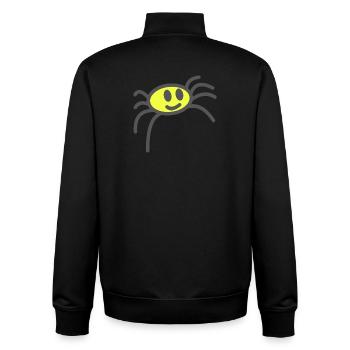 acid spider - Unisex Organic Zip Sweatshirt by Stanley/Stella - black - Back - AI Model Male 185 light (185cm)