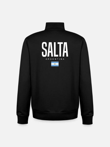 Salta Argentinien Argentinier - Unisex Organic Zip Sweatshirt von Stanley/Stella - Schwarz