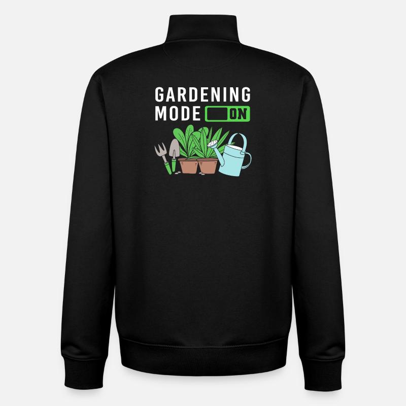 Würmer Kompost Geschenk - Unisex Organic Zip Sweatshirt von Stanley/Stella - Schwarz