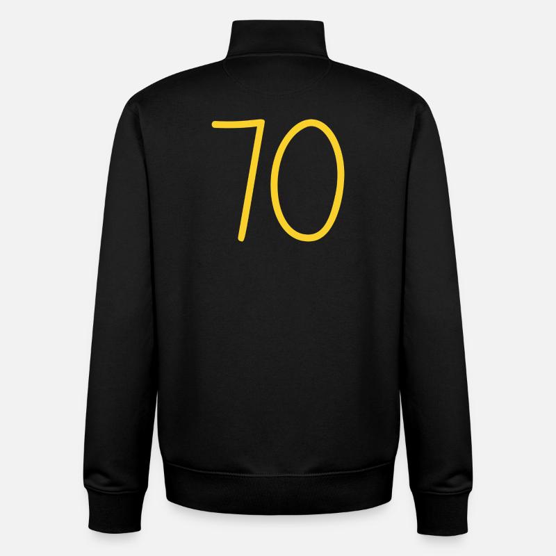 70 - Unisex Organic Zip Sweatshirt von Stanley/Stella - Schwarz