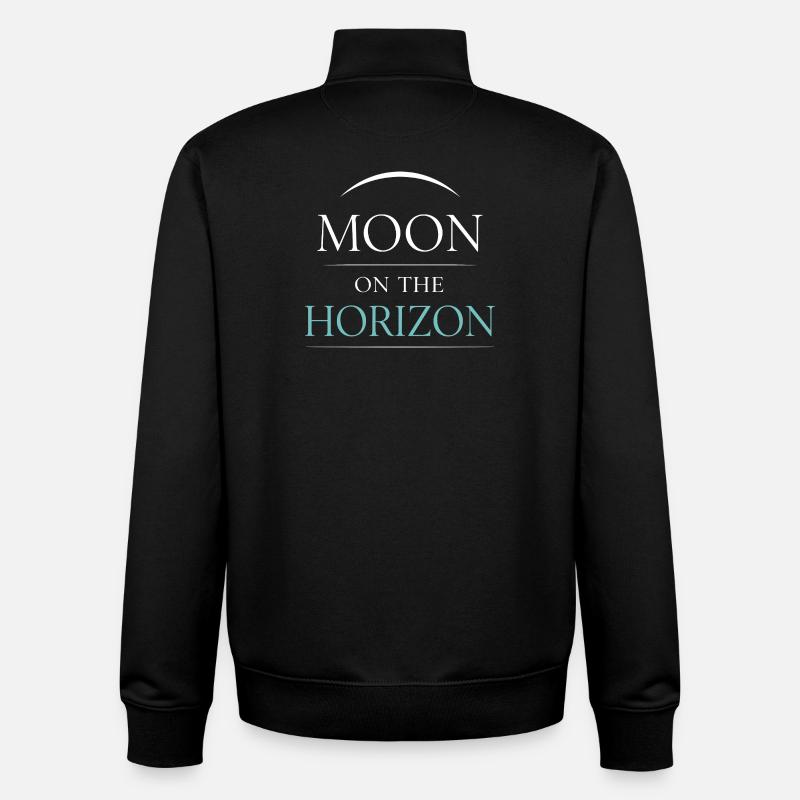 Navigation de nuit avec - Sweat zippé unisexe en coton bio Stanley/Stella - noir
