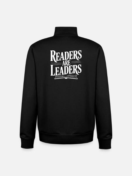 Les lecteurs sont des leaders - Sweat zippé unisexe en coton bio Stanley/Stella - noir