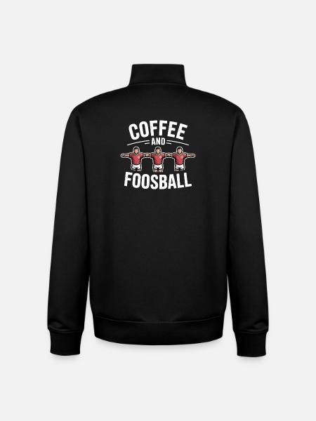 Table Soccer Evolution Funny Foosball Foosball - Unisex Organic Zip Sweatshirt by Stanley/Stella - black