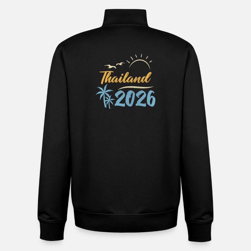 Thailand 2026 - Unisex Organic Zip Sweatshirt by Stanley/Stella - black