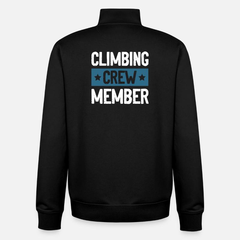 Climbing Crew - Unisex Organic Zip Sweatshirt von Stanley/Stella - Schwarz