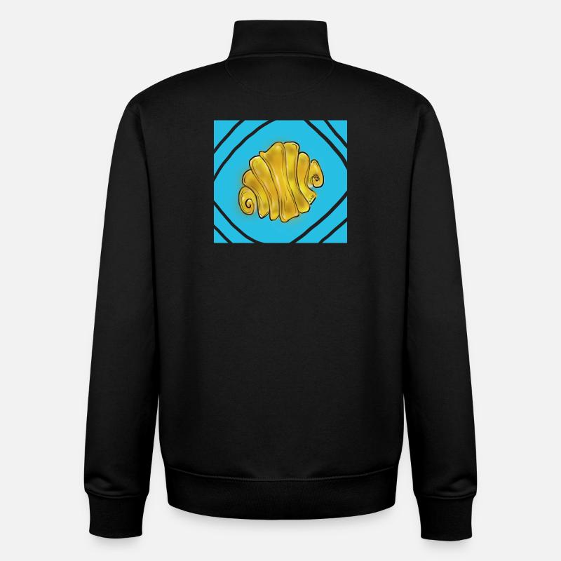 Franzbrötchen - Unisex Organic Zip Sweatshirt by Stanley/Stella - black