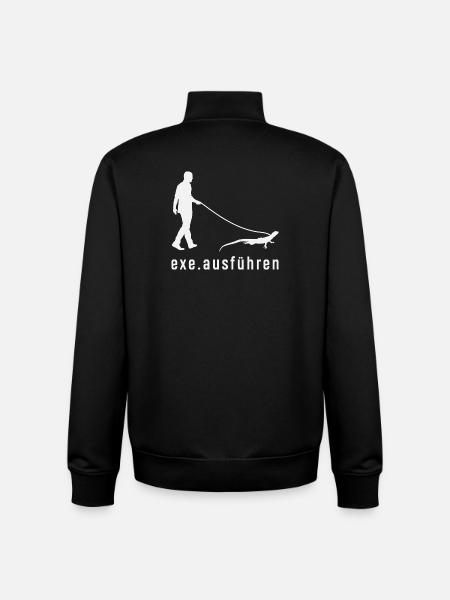 Exe Ausführen Informatiker - Unisex Organic Zip Sweatshirt von Stanley/Stella - Schwarz