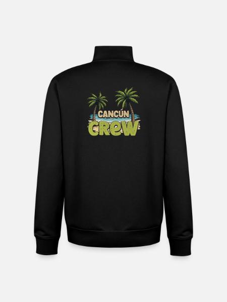 Cancun Crew - Unisex Organic Zip Sweatshirt von Stanley/Stella - Schwarz