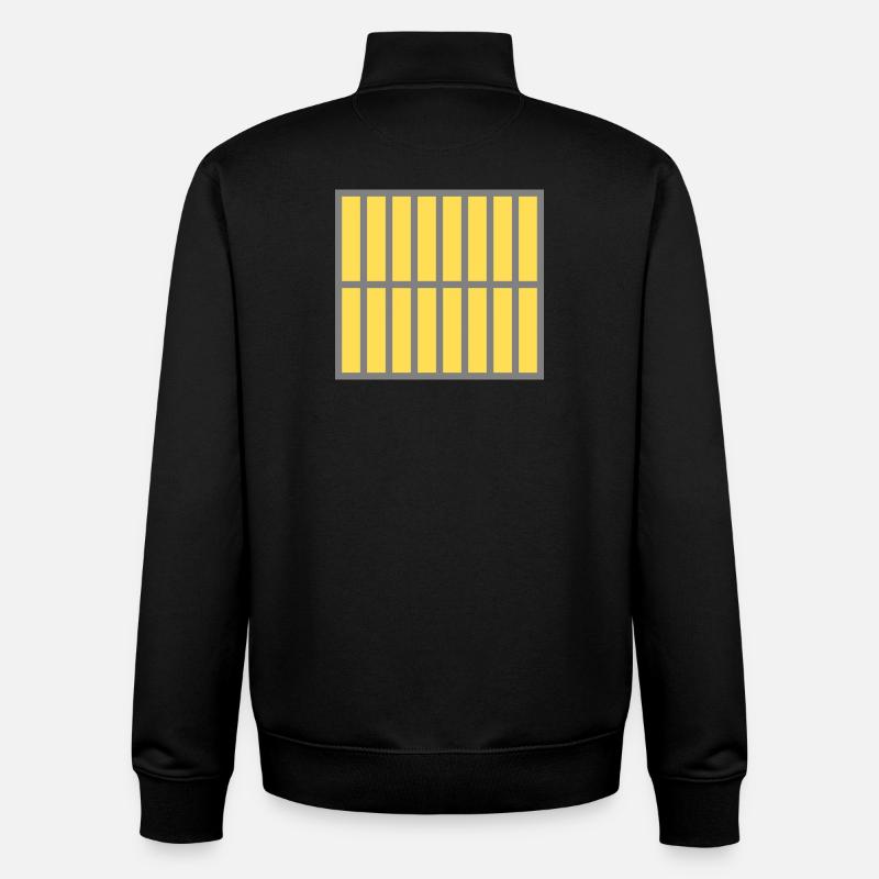 Graphic No. 4 - Unisex Organic Zip Sweatshirt von Stanley/Stella - Schwarz