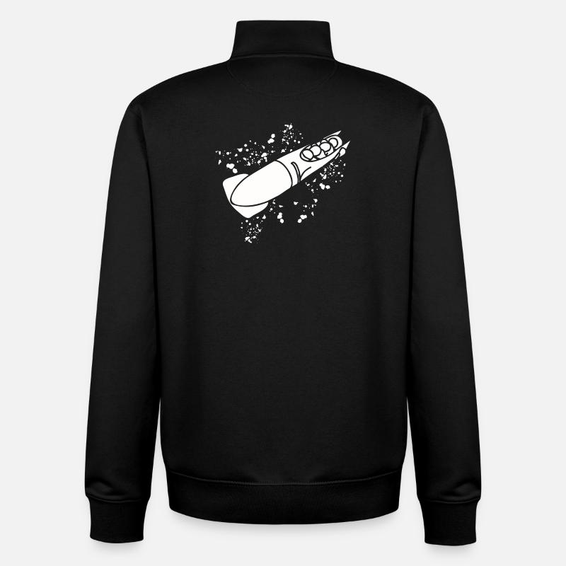 Bobsleigh Bobsleigh Four-man Bobsleigh - Unisex Organic Zip Sweatshirt by Stanley/Stella - black