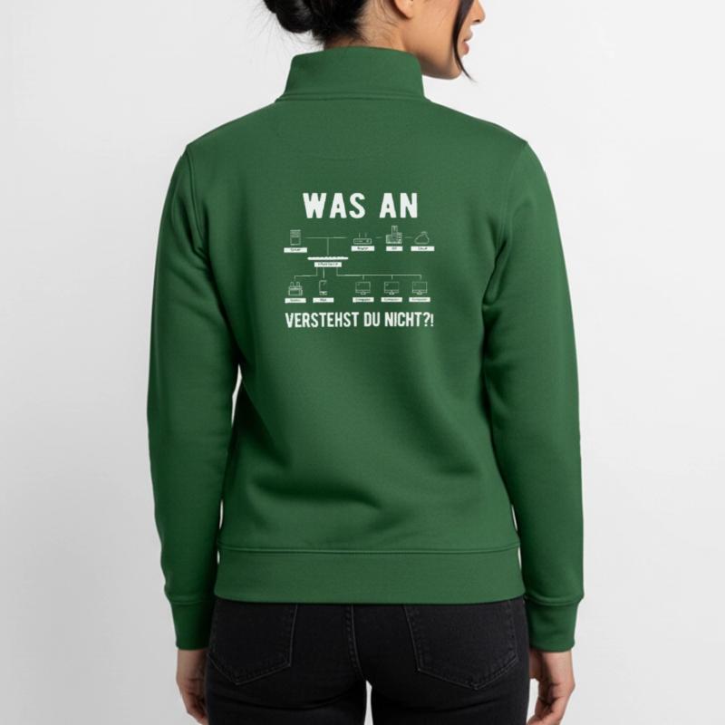 Computer Scientist Computer Science Computer Geek Funny Ges Unisex Organic Zip Sweatshirt by Stanley/Stella