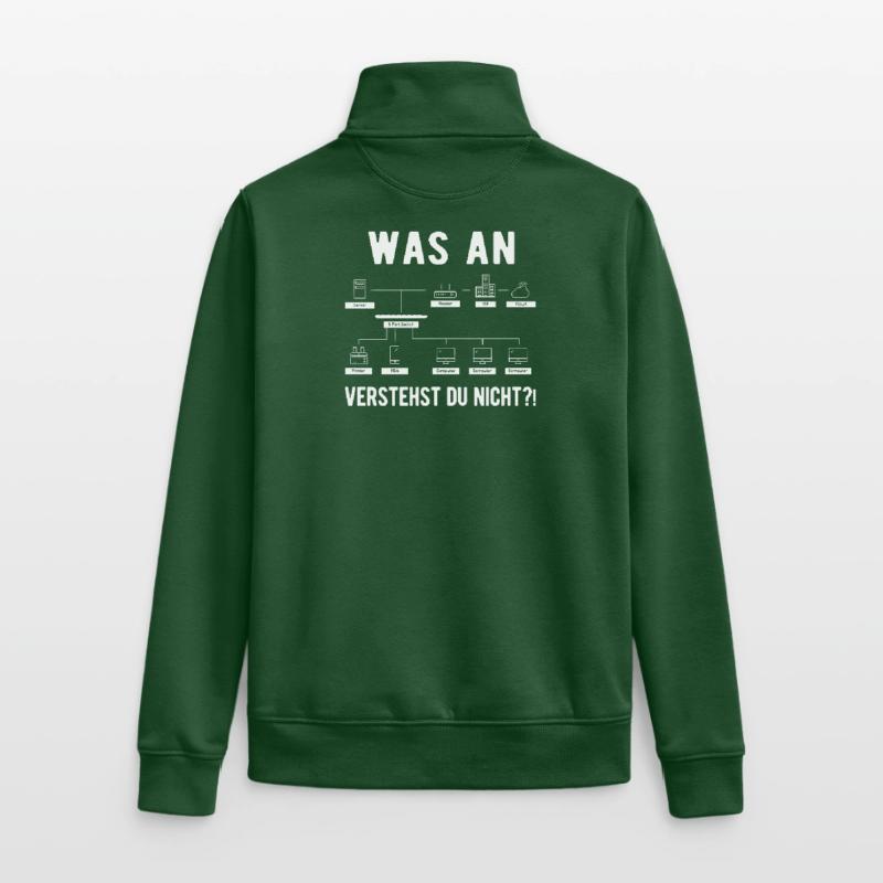 Computer Scientist Computer Science Computer Geek Funny Ges Unisex Organic Zip Sweatshirt by Stanley/Stella